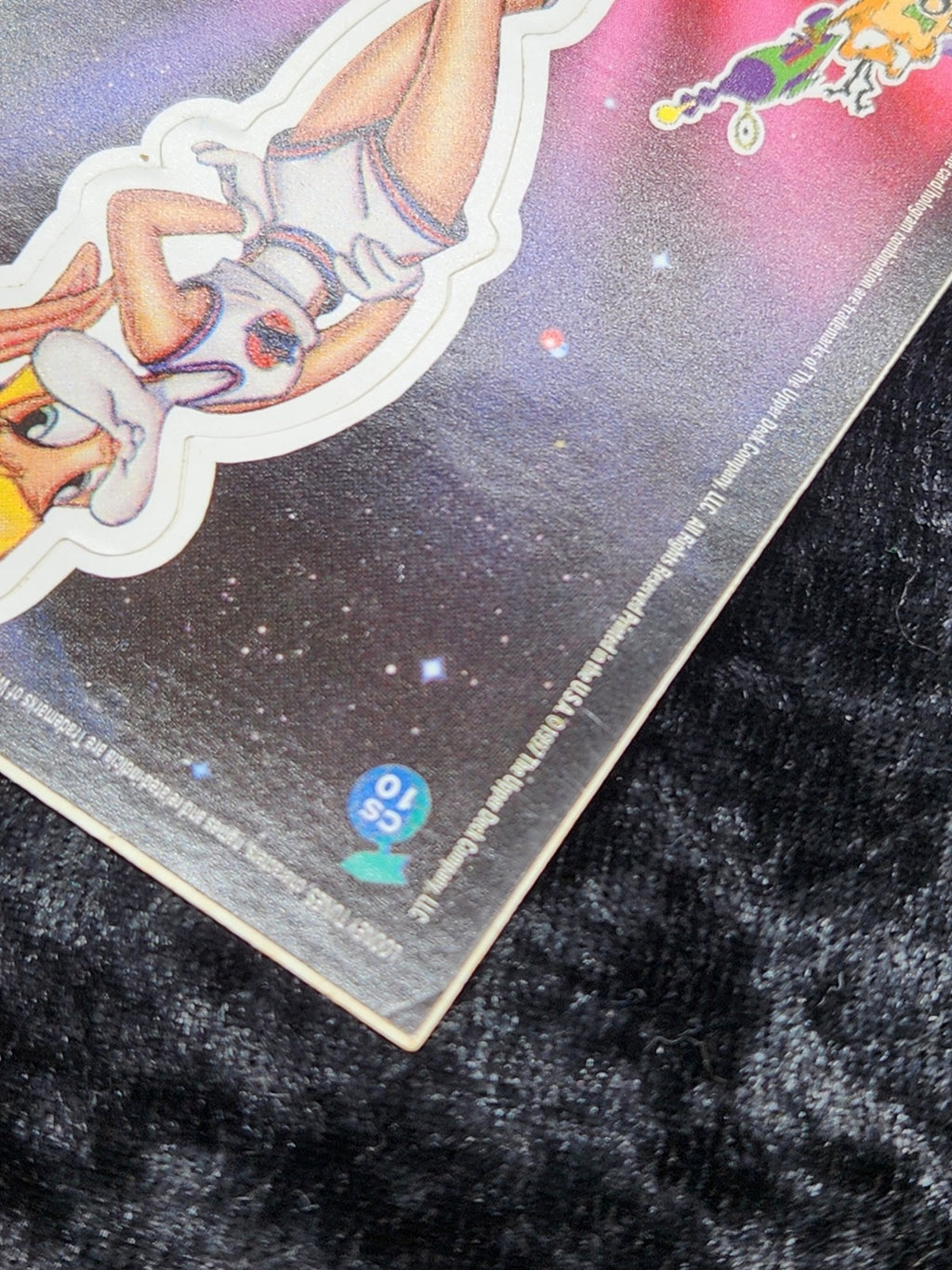 1997 Upper Deck Space Jam Cosmic Showdown CS10 Lola Bunny Die-Cut Sticker...