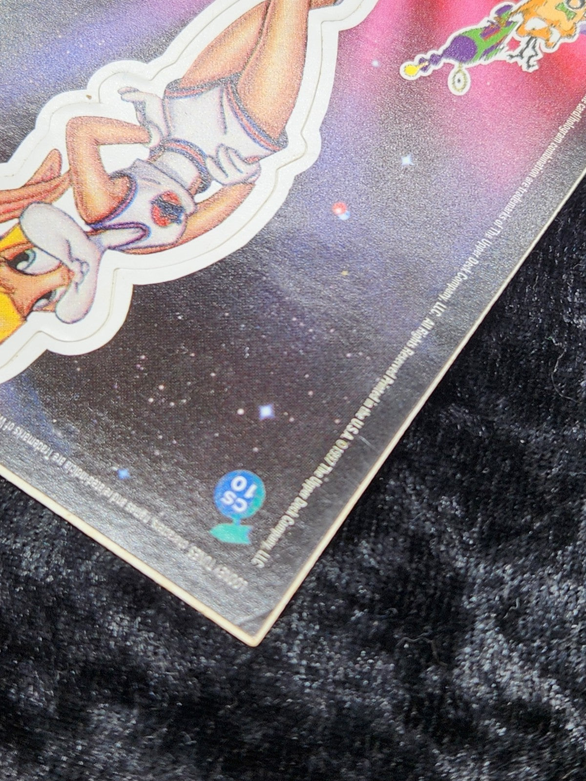 1997 Upper Deck Space Jam Cosmic Showdown CS10 Lola Bunny Die-Cut Sticker...