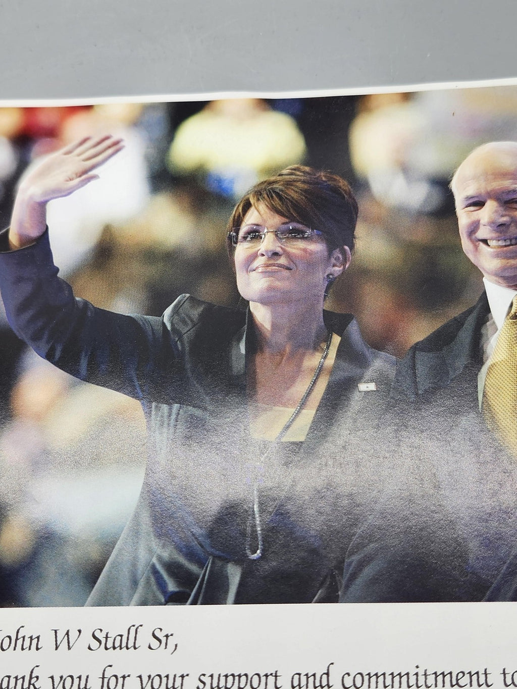 Prestige Collections Political Campaign Photograph Thank You Card Republican