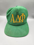 Vintage Alpha Delta Phi ΑΔΦ Fraternity Trucker Snapback Hat New Era Suede Style