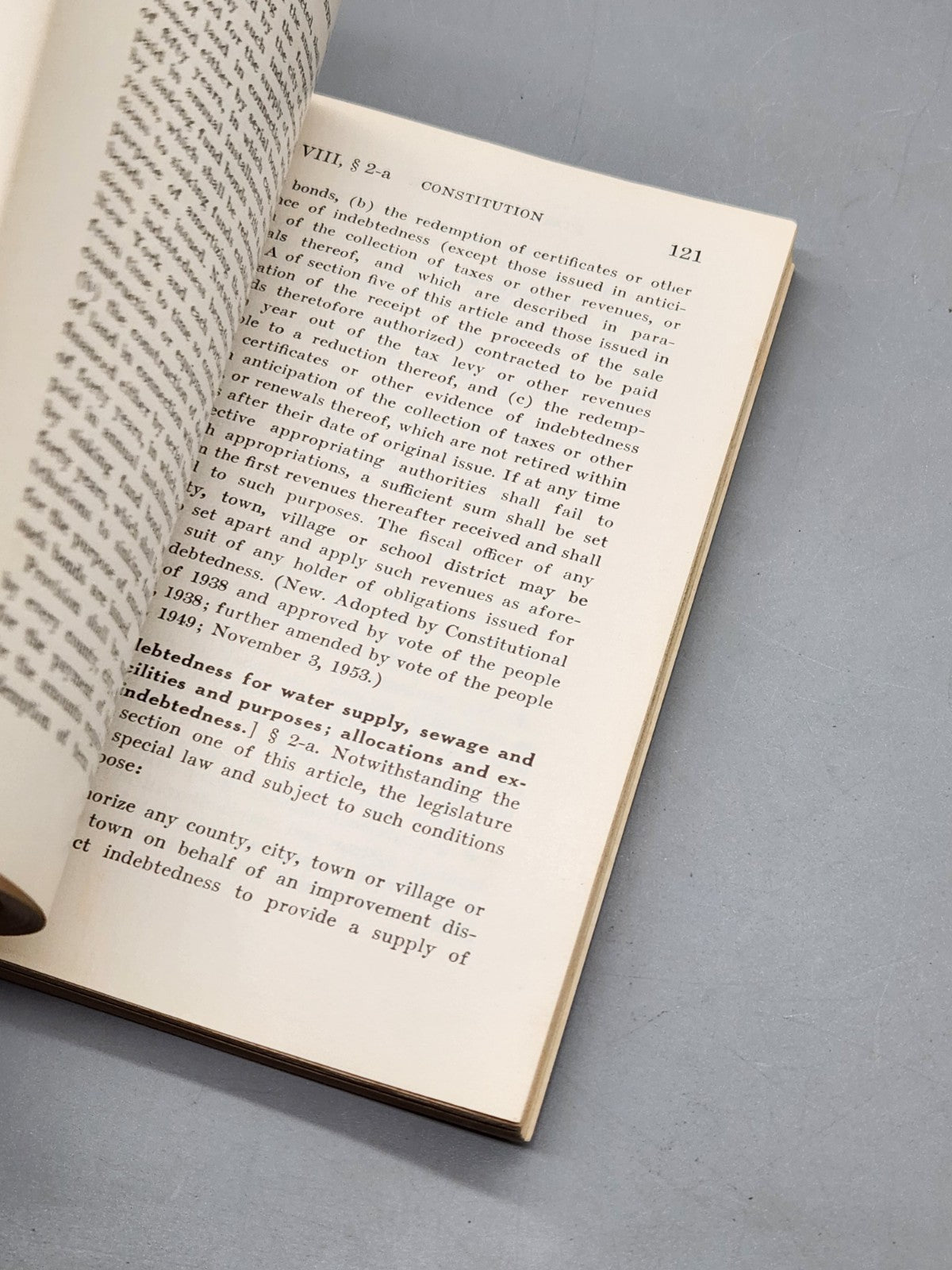 1967 New York State Constitution Book Nelson Rockefeller Vintage Government...