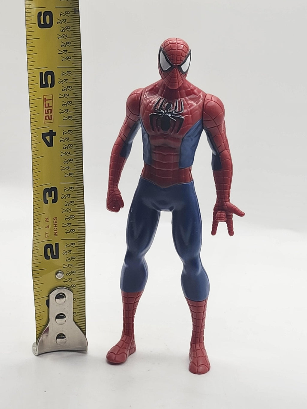 Spider-Man Action Figure 6in Red Blue Plastic Toy Loose Marvel Comics Hero