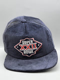 Vintage Super Bowl XXII Hat Cap Snap Back One Size NFL Football New Era Blue