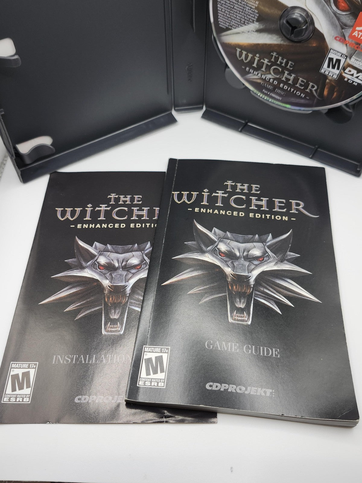 The Witcher Enhanced Edition PC Windows DVD Game CIB Manual Atari RPG M Fantasy