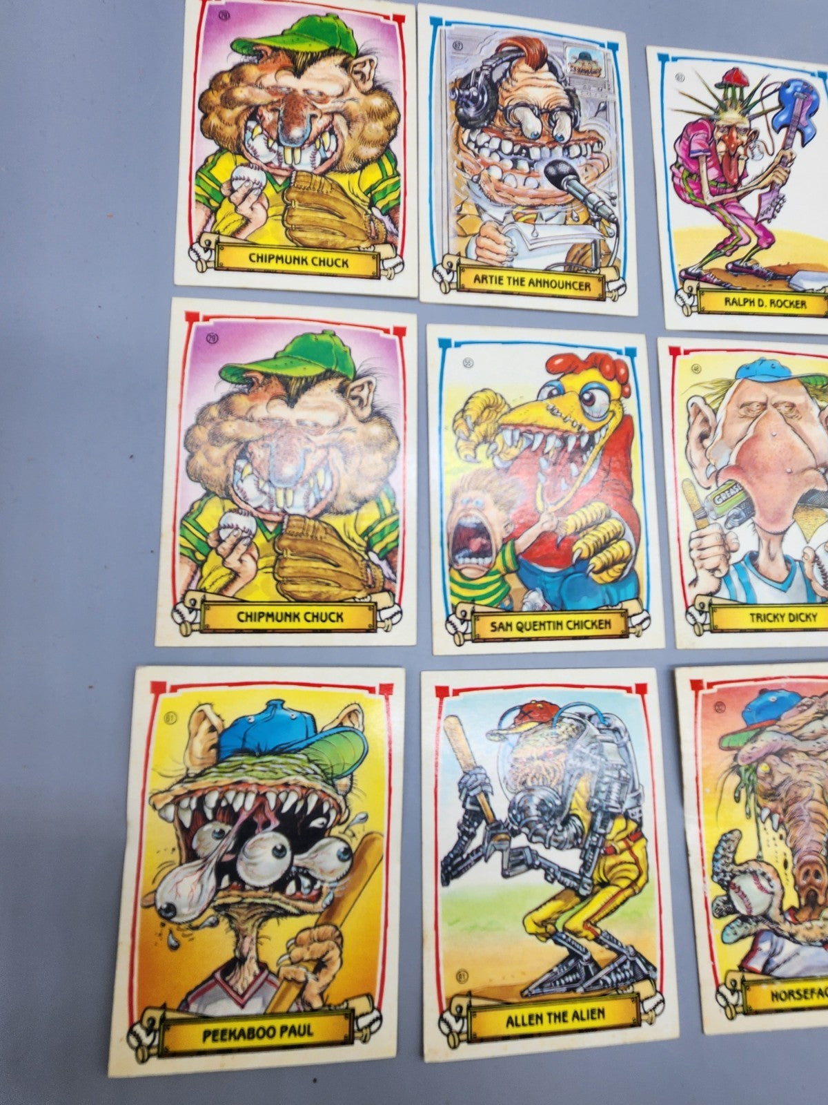 Retro Garbage Pail Kids Trading Card Bundle – Sports & Oddball Character Mix...