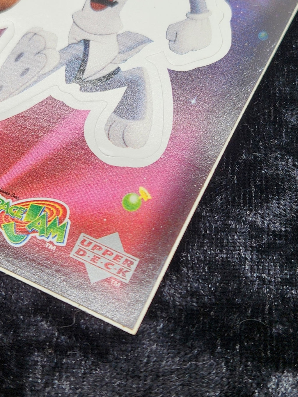 1997 Upper Deck Space Jam Cosmic Showdown CS1 Bugs Bunny Sticker Card