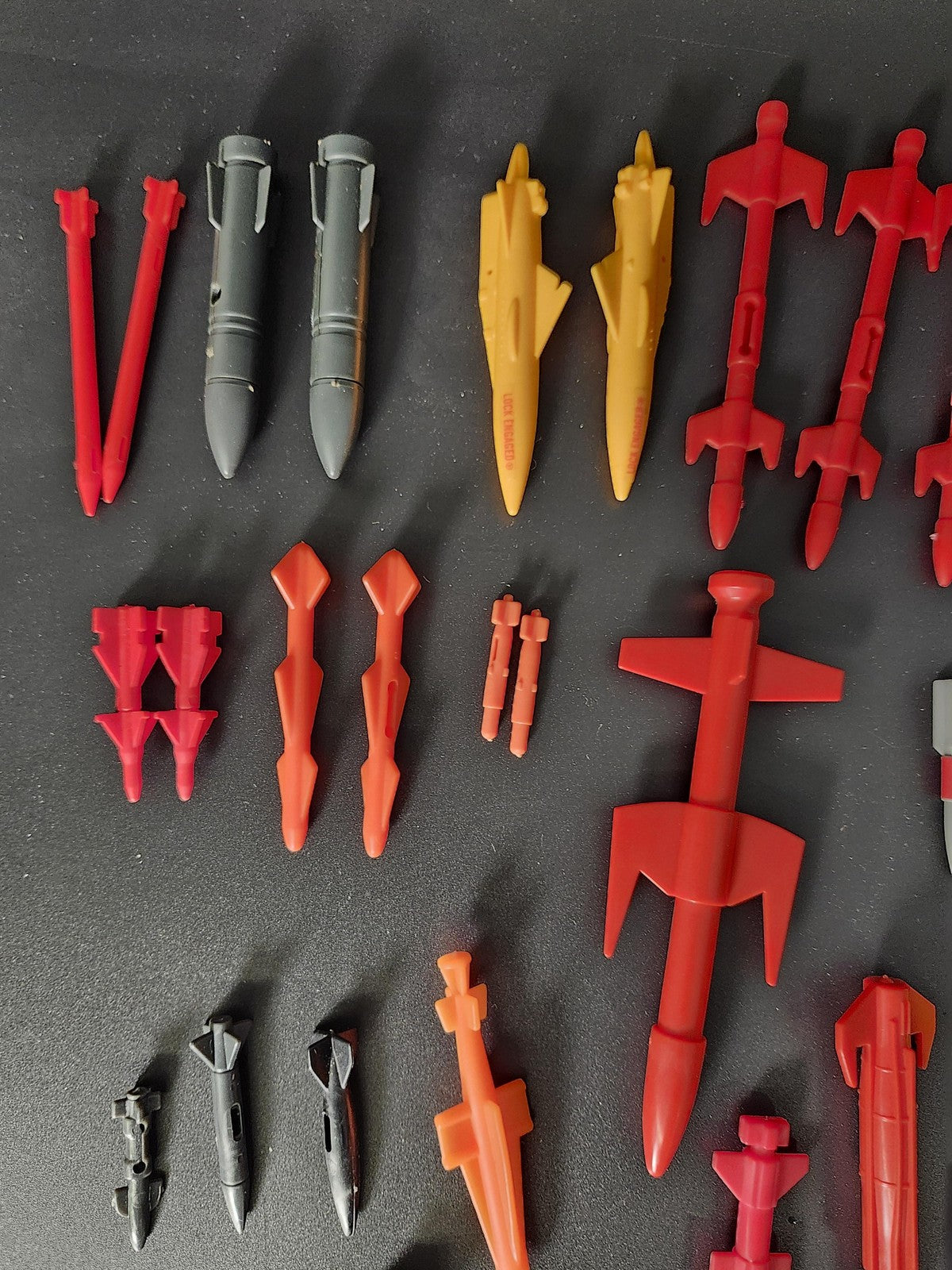 Gi Joe Action Figure Accessories Mixed Lot Missiles Bombs Plastic Toy Loose