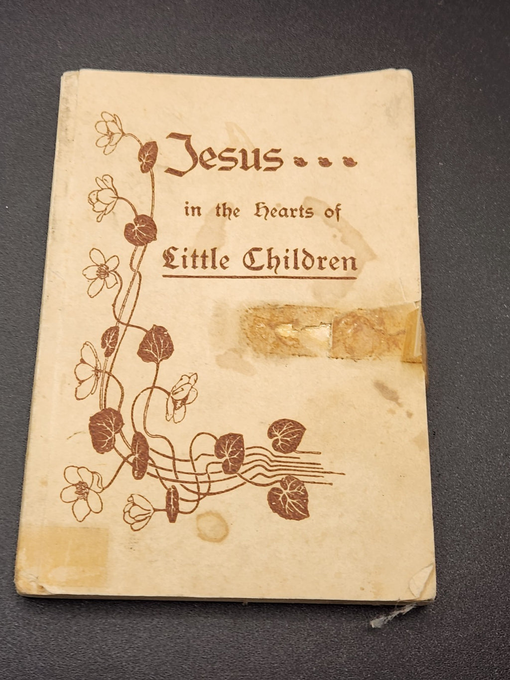 1920 Jesus In The Hearts Of Little Children Catholic Prayer Book Rev P Lukas