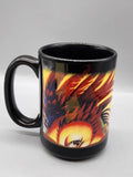 Cirque Du Soleil Mystere Coffee Mug Black Ceramic 14oz Logo Novelty Cup Decor