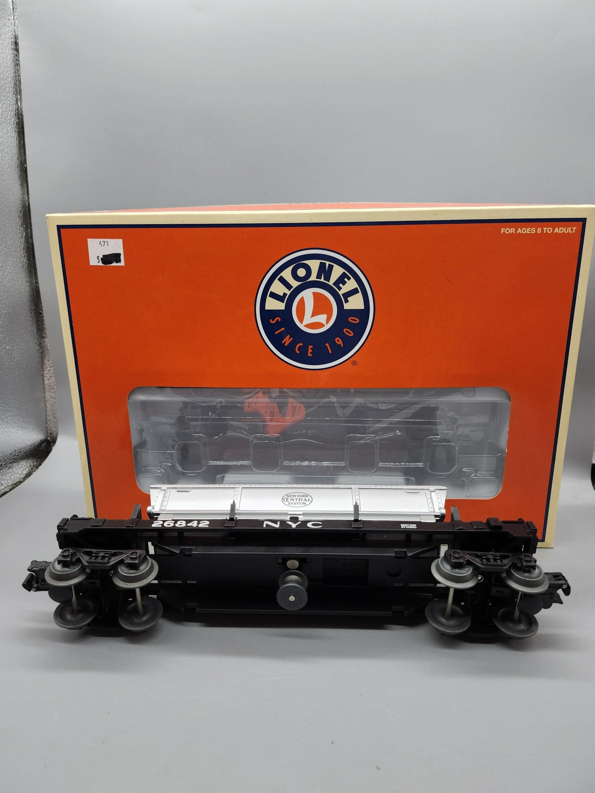 Lionel 6-26842 NYC Operating Coal Dump Car O Gauge O Scale Box NY Central