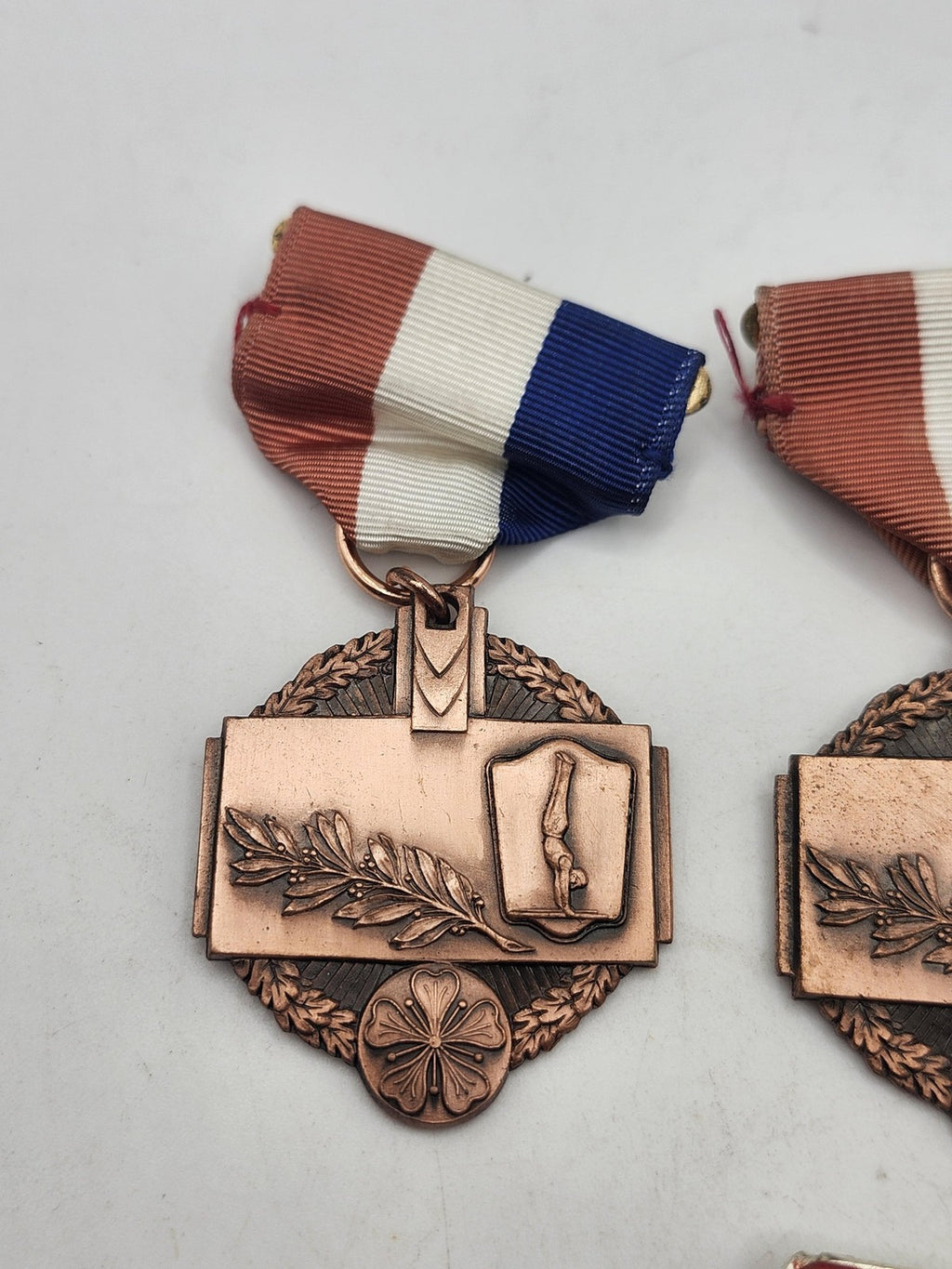 Vintage Sokol Polish American Olympic Track Medals Lot Bronze Silver Erie 1950s