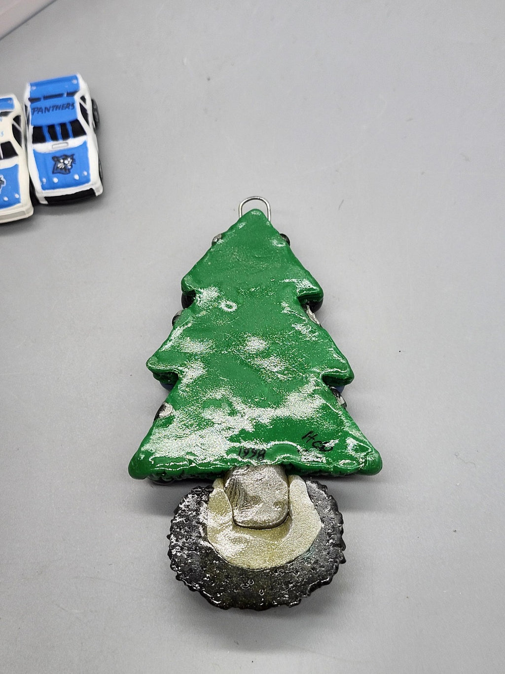 Carolina Panthers Ornament Christmas Tree Truck Cars NFL Football One Size Blue