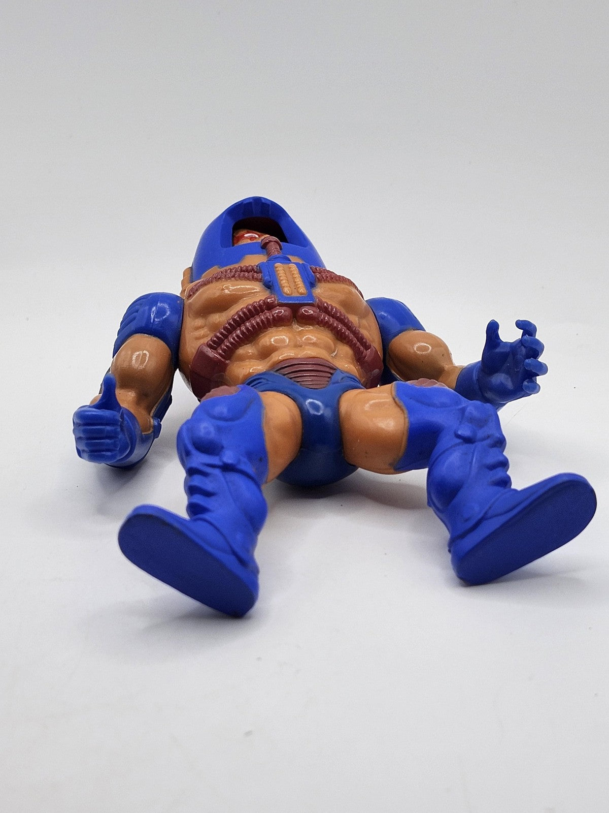 Vintage 1982 Masters Of Universe Man-E-Faces 6in Action Figure Mattel Loose Blue