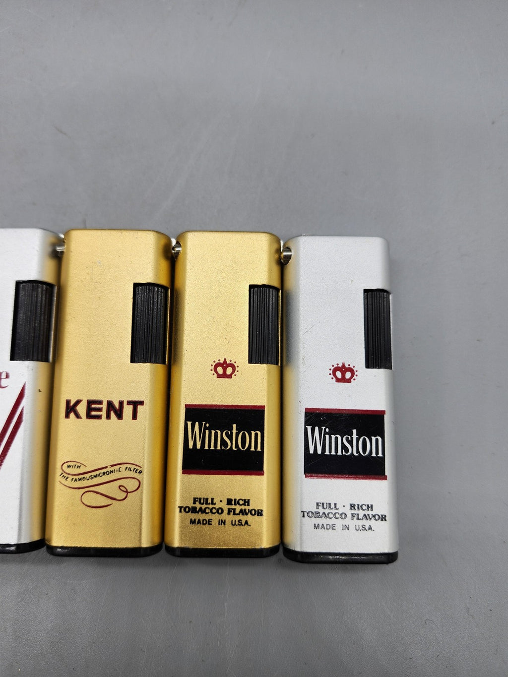 Vintage Cigarette Advertising Lighters Lot 8 Salem Viceroy More Kent Winston