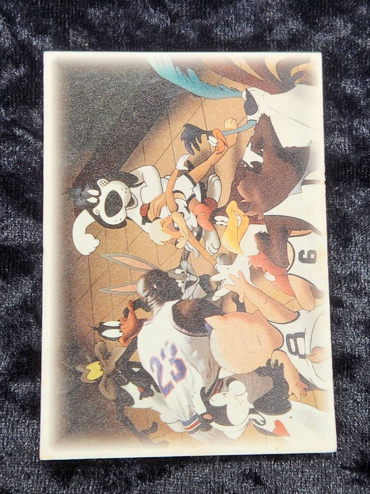 SPACE JAM 1997 UPPER DECK COSMIC SHOWDOWN CS3 BUGS BUNNY DIE-CUT STICKER CARD