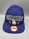 Los Angeles Dodgers Hat Cap Snap Back MLB Baseball New Era One Size Blue Mens