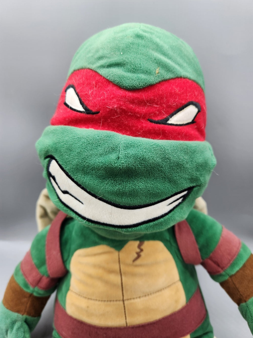 Vintage Build-A-Bear Teenage Mutant Ninja Turtles Raphael Plush TMNT 16” Stuffed