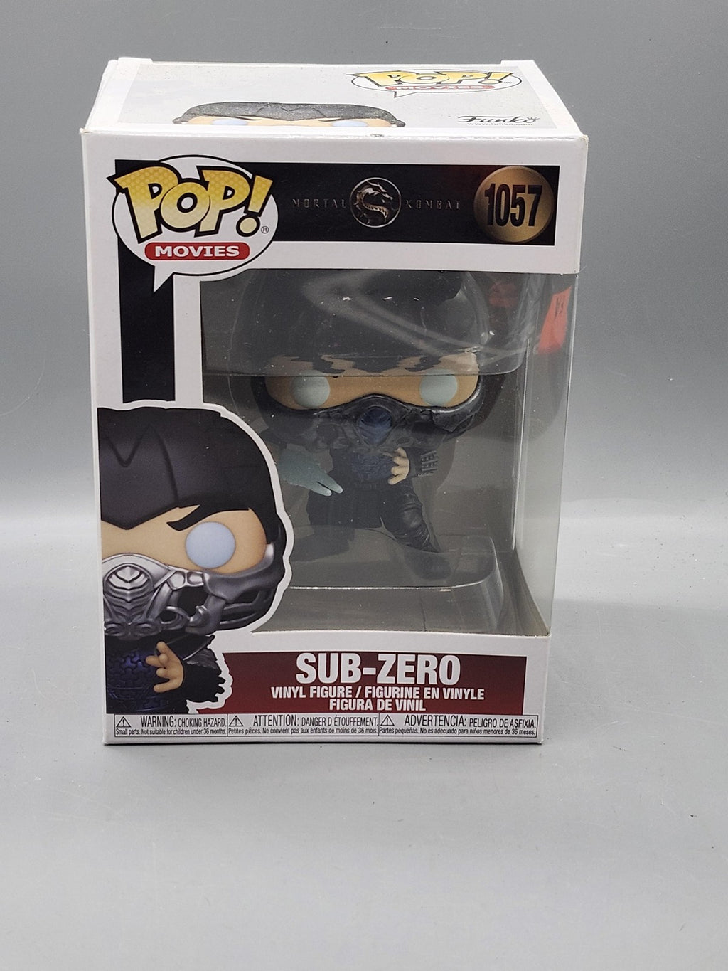 Funko Pop Movies Mortal Kombat Sub-Zero 1057 Vinyl Figure Black Collectible Toy