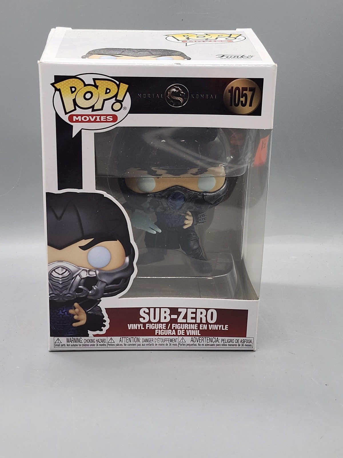 Funko Pop Movies Mortal Kombat Sub-Zero 1057 Vinyl Figure Black Collectible Toy