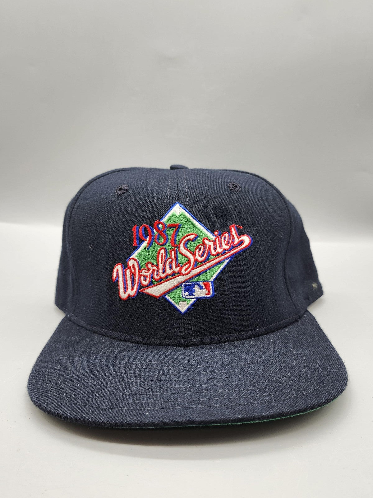Vintage 1987 World Series Hat Cap Snap Back One Size MLB Baseball New Era Blue