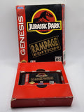 Jurassic Park Rampage Edition Sega Genesis Game Cart Box MA-13 NTSC-U/C 1994