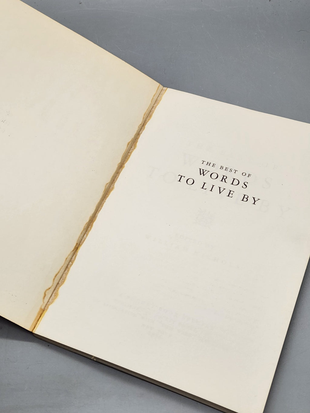 1966 The Best of Words To Live By William Nichols Vintage Pocket Book PB