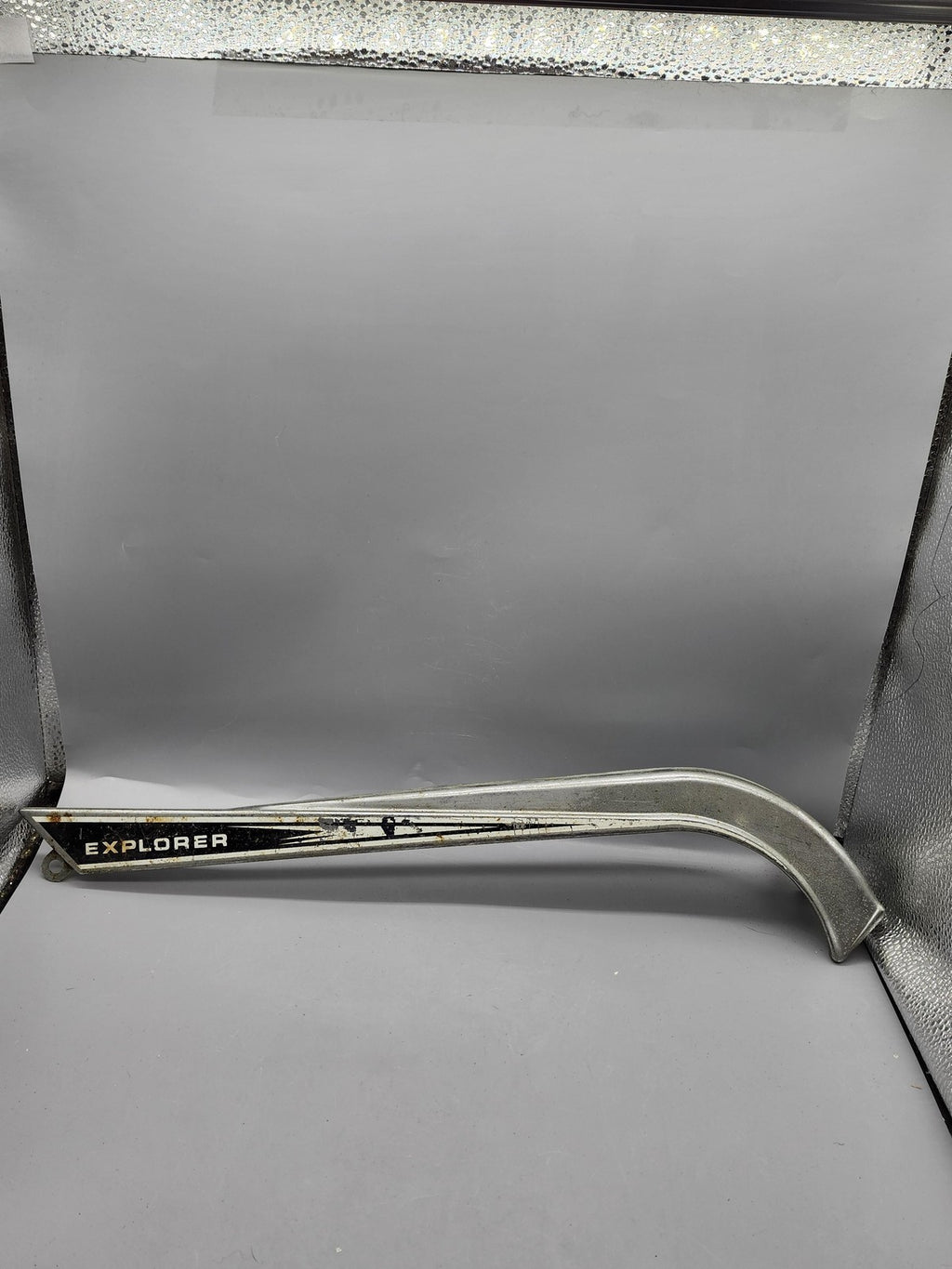 Vintage Explorer Silver Bicycle Chain Guard Metal Cruiser Bike Retro Chainguard
