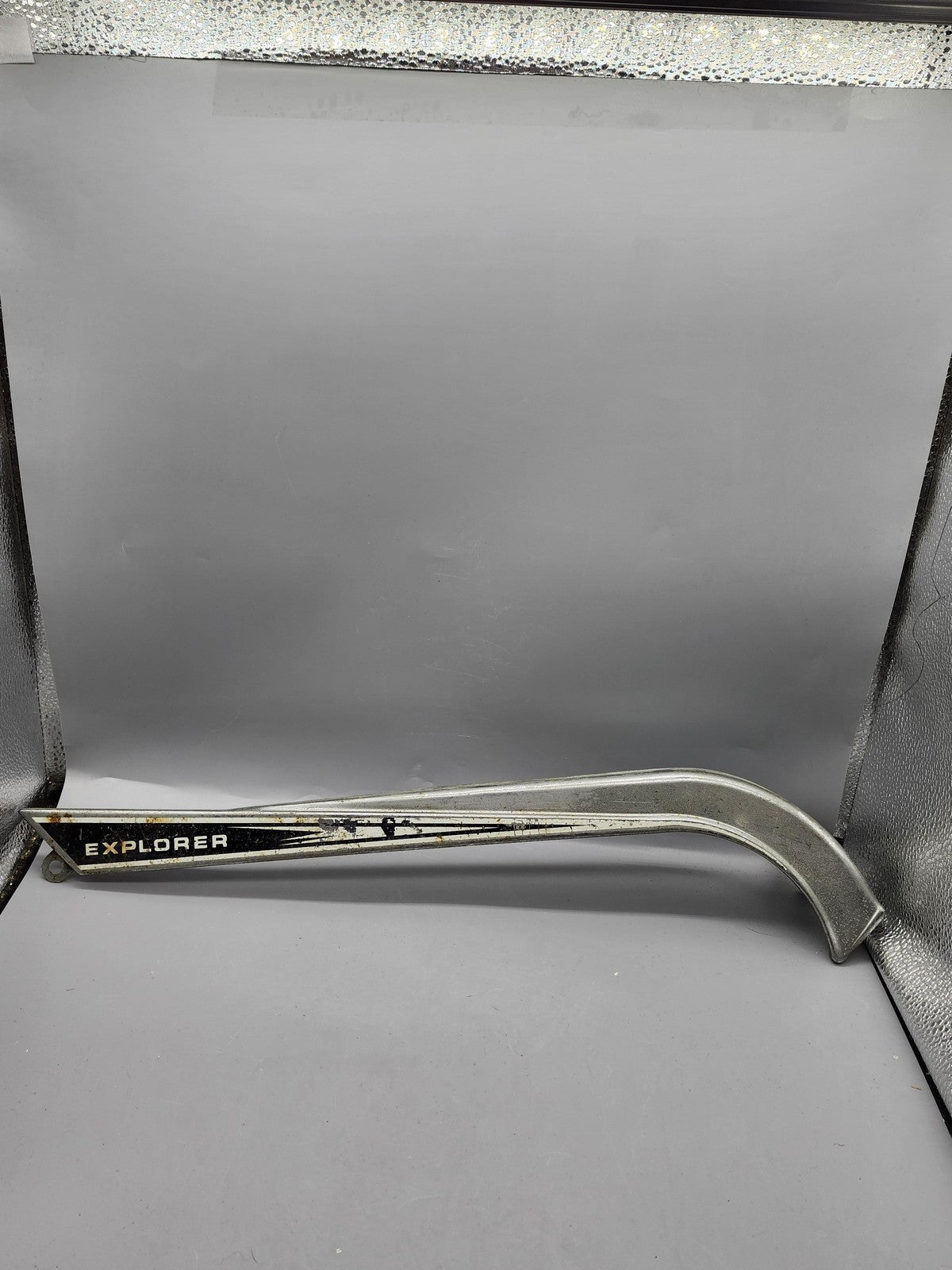 Vintage Explorer Silver Bicycle Chain Guard Metal Cruiser Bike Retro Chainguard