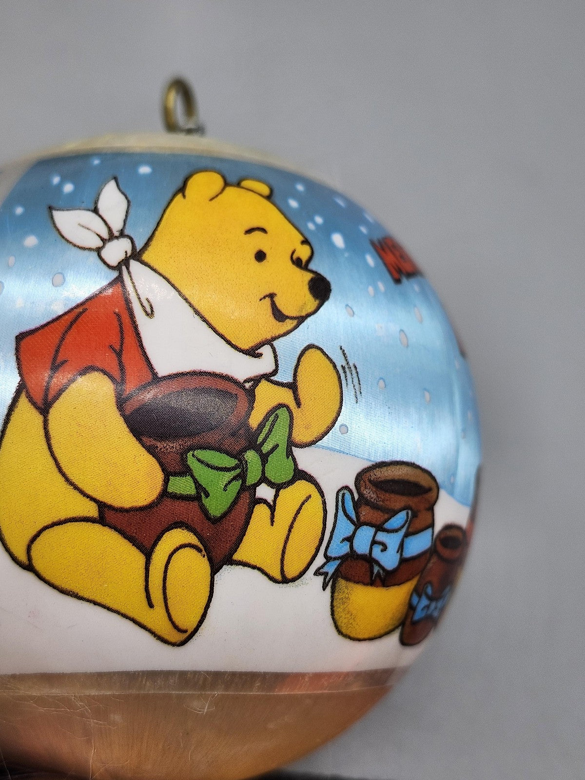 Vintage Disney Winnie The Pooh 1979 Christmas Ornament Plastic Multicolor Decor