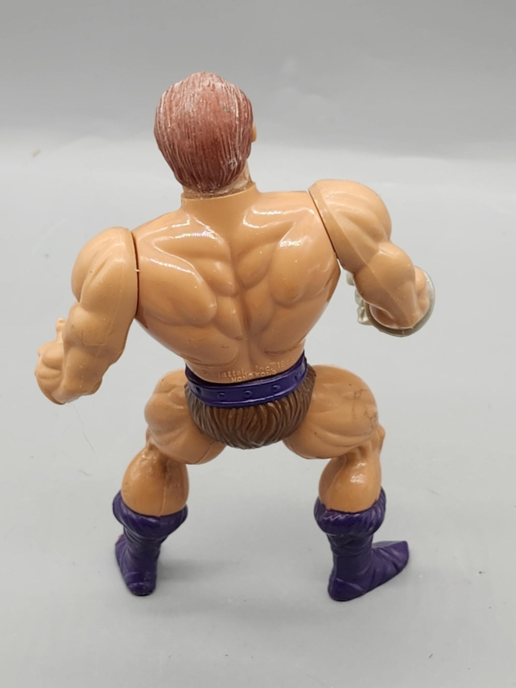 Vintage Masters Of Universe Fisto 6in Action Figure Mattel Loose Purple Boots