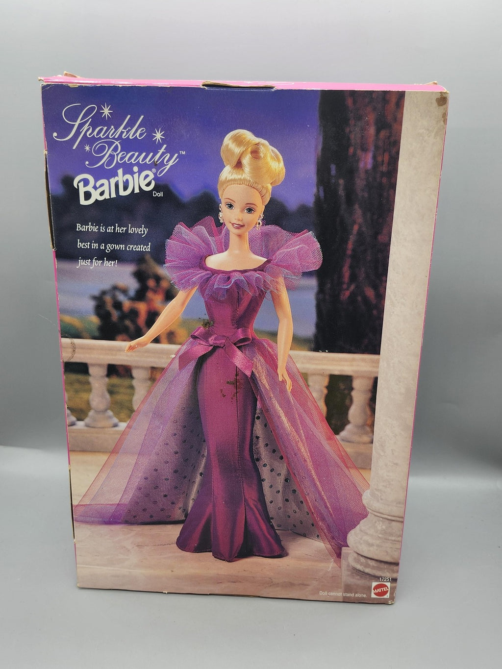 Vintage Barbie Sparkle Beauty Doll 11 In Mattel Special Edition Purple Gown