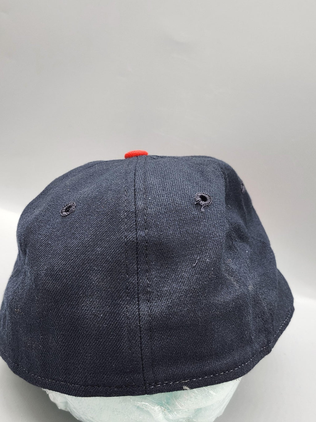Vintage Atlanta Braves Hat Cap Fitted Mens 6 7/8 Blue MLB Baseball New Era