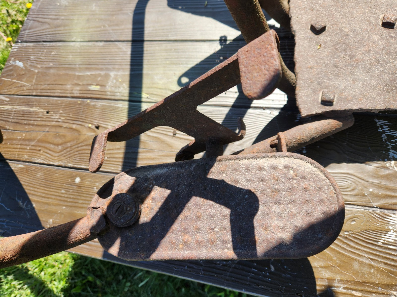 Antique SIMPLEX Early Motorcycle /  Bicycle Frame Springer Fork  Project 1930S