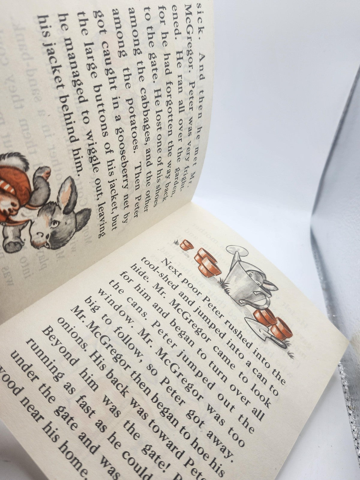 Vintage 1949 American Greetings Peter Rabbit Get Well Card Story Booklet USA 563