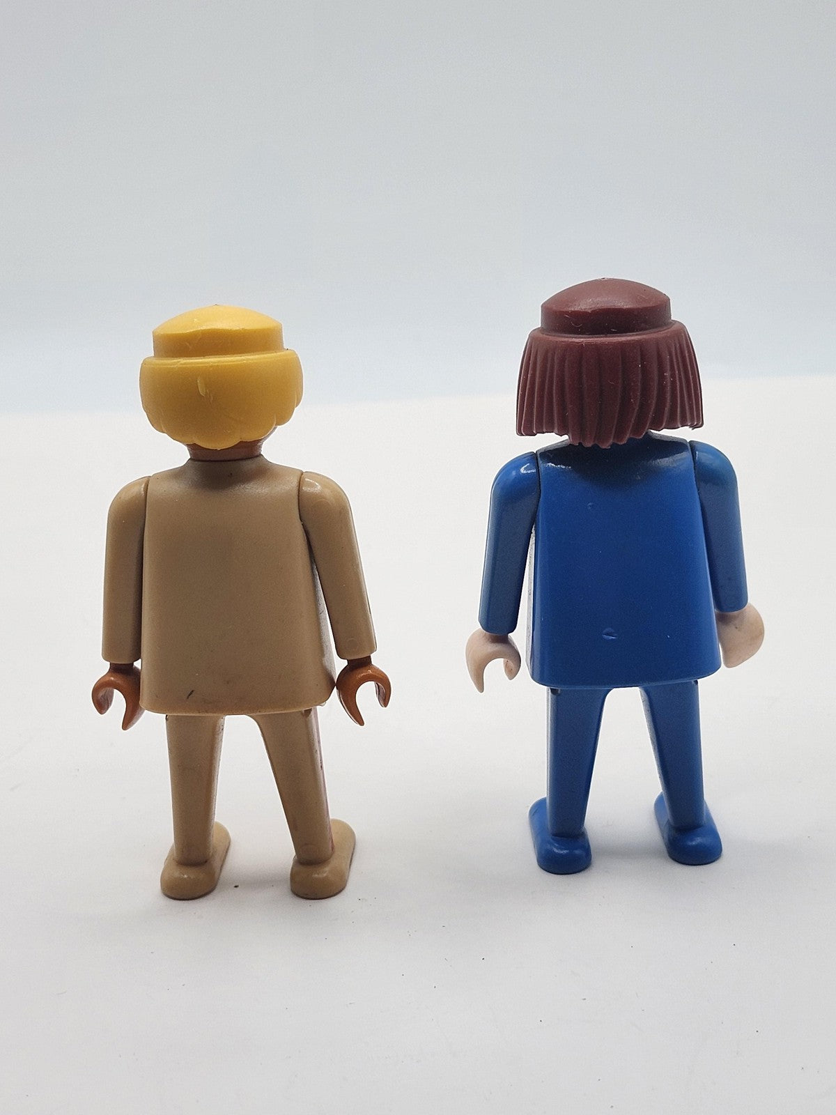 Vintage Playmobil Figure Lot 2 Action Figure Plastic Toy Loose Multicolor