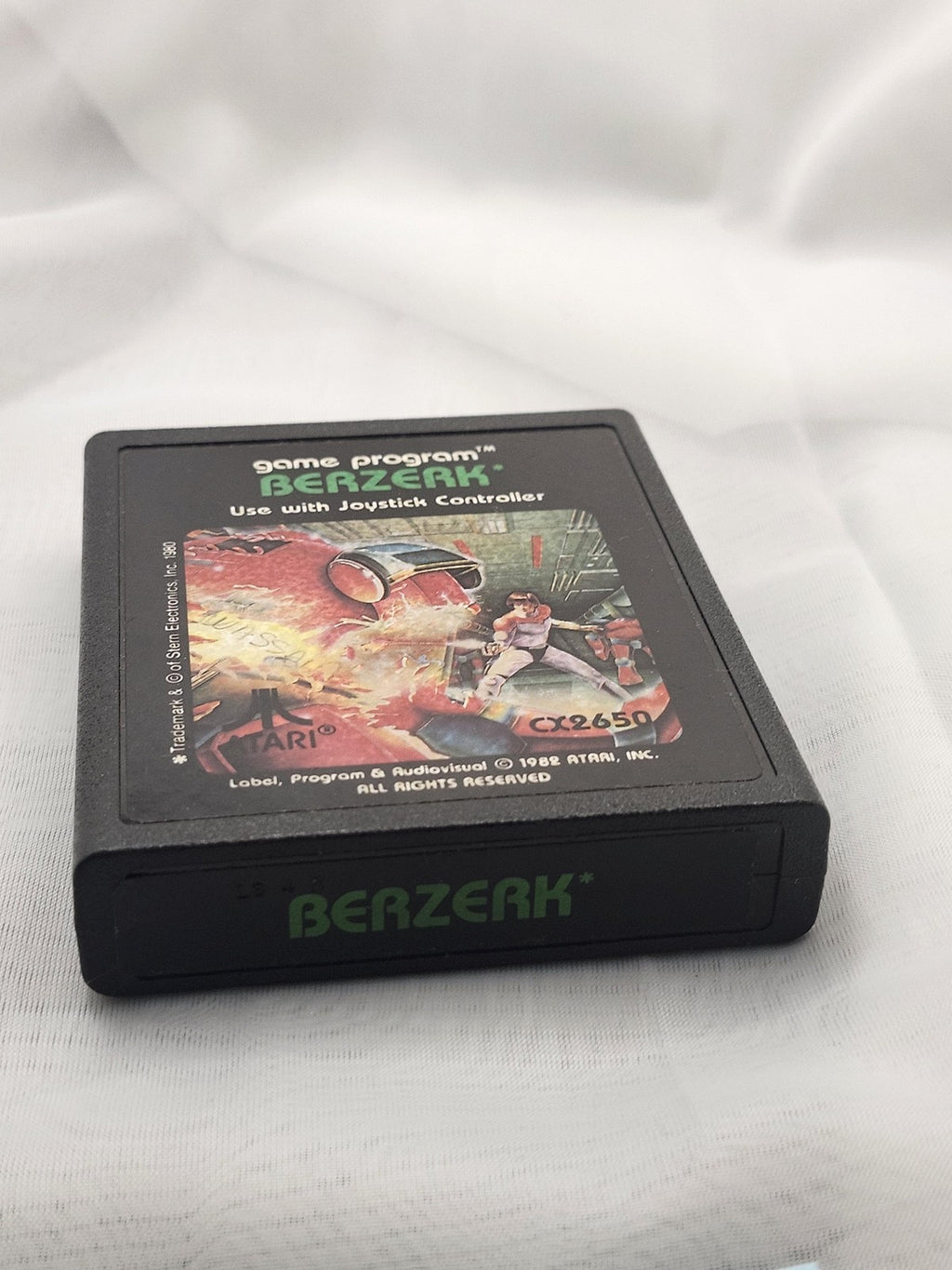Berzerk Atari 2600 Game Cartridge Atari NTSC-U/C 1982 Arcade Shooter Action