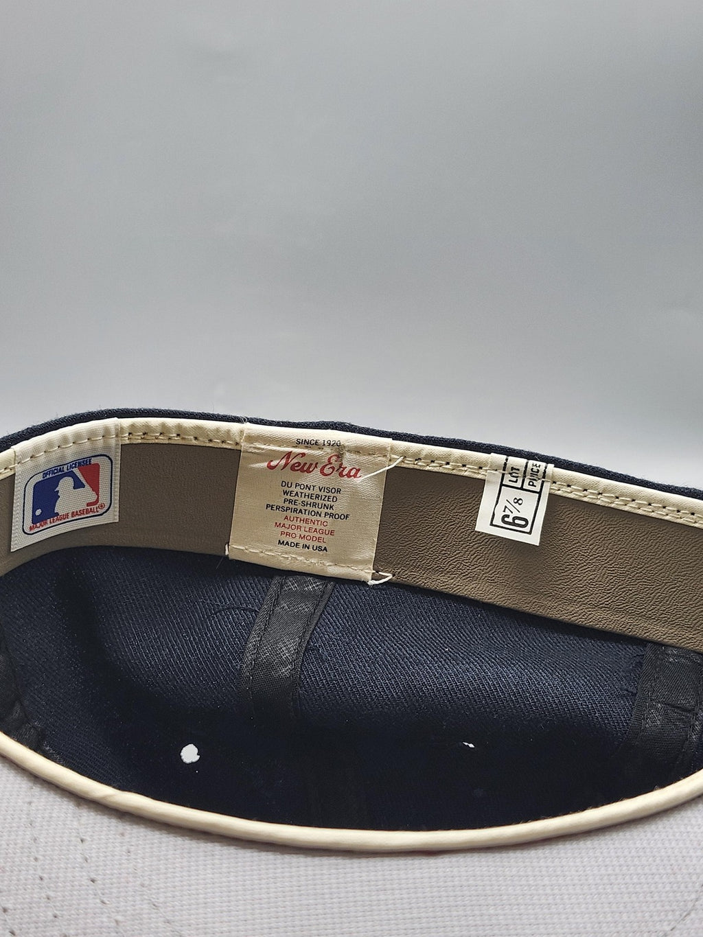 Vintage Cleveland Indians Hat Cap Fitted Mens 6 7/8 MLB Baseball New Era 90s