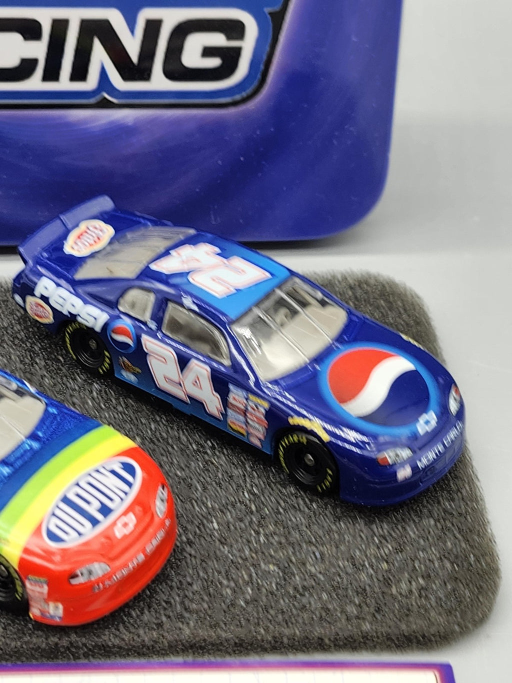 Vintage Jeff Gordon Pepsi Racing 1:64 Diecast Car Lot 2pc Action Tin Chevy Blue