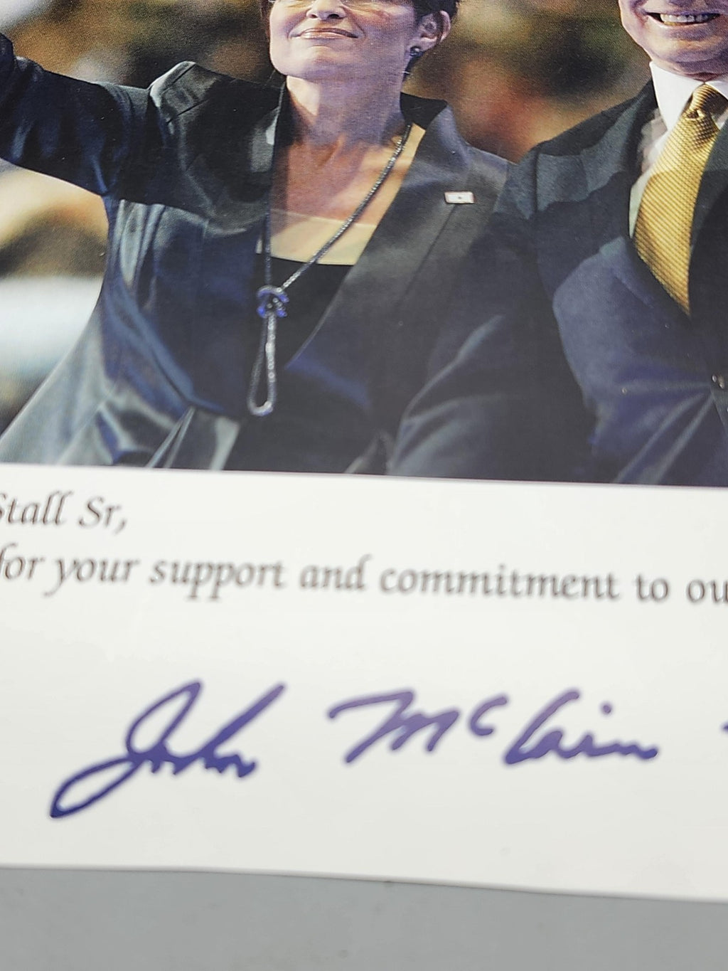 Prestige Collections Political Campaign Photograph Thank You Card Republican