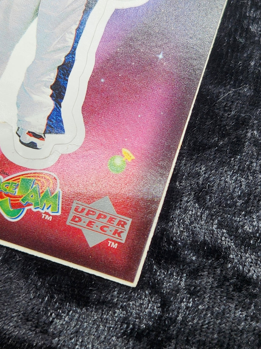 1997 Upper Deck Space Jam Cosmic Showdown CS23 Pound Die-Cut Sticker Card Rare