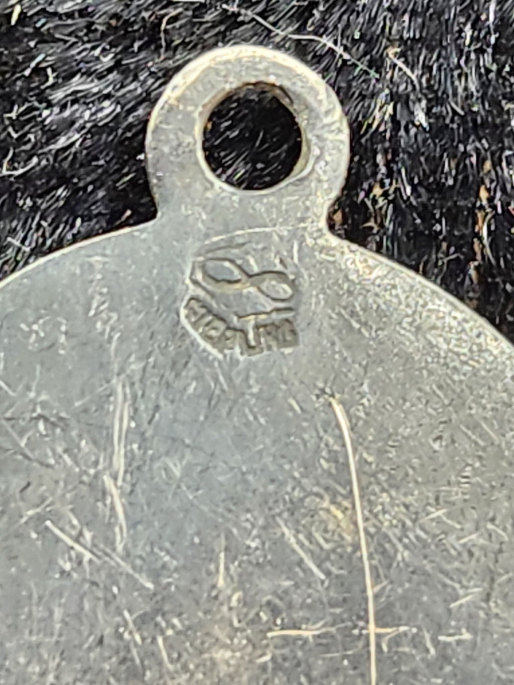 Vintage Sterling St Christopher Religious Medal Pendant Catholic Travel Charm...