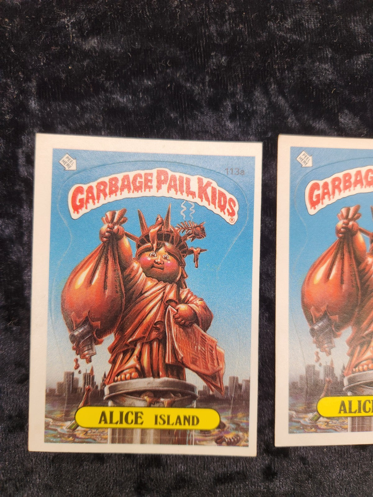 Garbage Pail Kids 1986 Series 12 Lot of 8 Cards Alice Island 113a &...