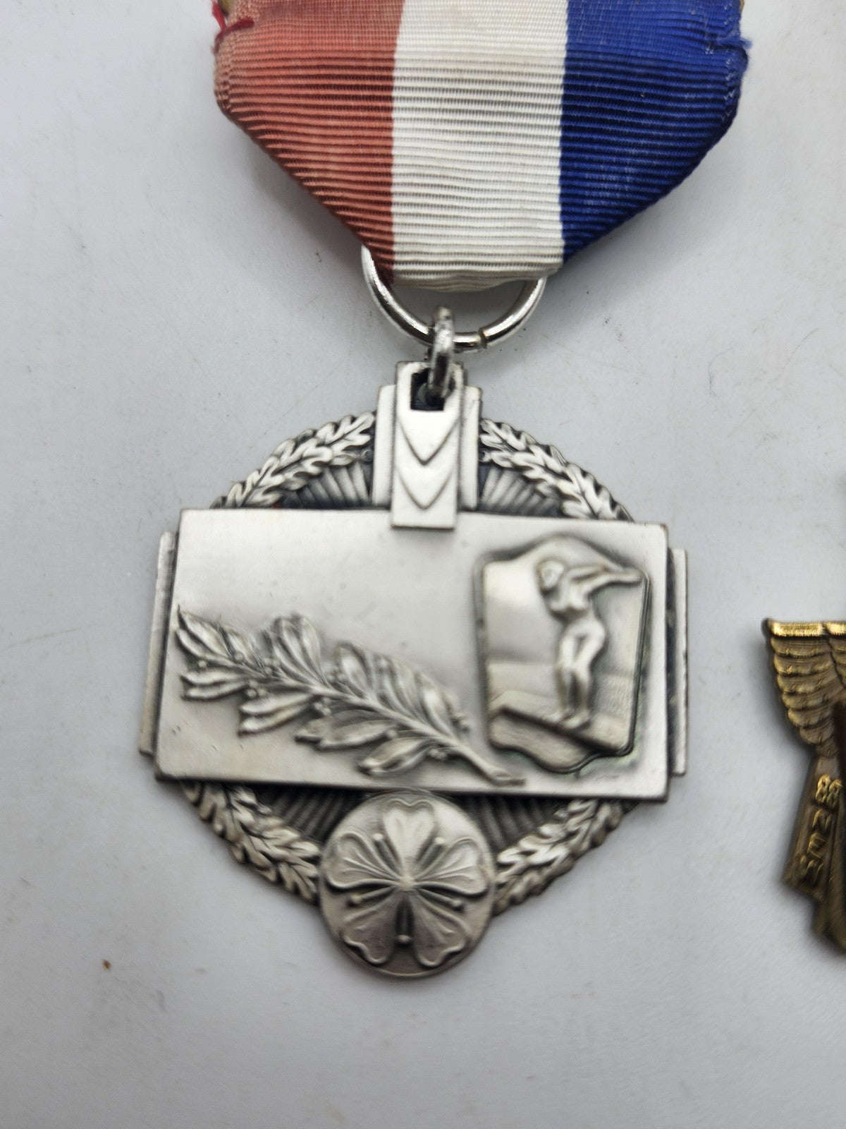 Vintage Sokol Polish American Olympic Track Medals Lot Bronze Silver Erie 1950s