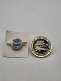 Vintage AMA Leader Club Balsa Dusters Pins Lot 2 Niagara County NY Flying Club