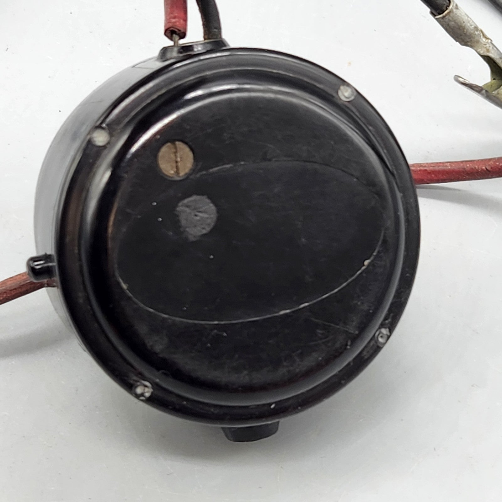 Vintage Battery Tester Voltmeter Model 198 w/ Alligator Clips Industrial Garage