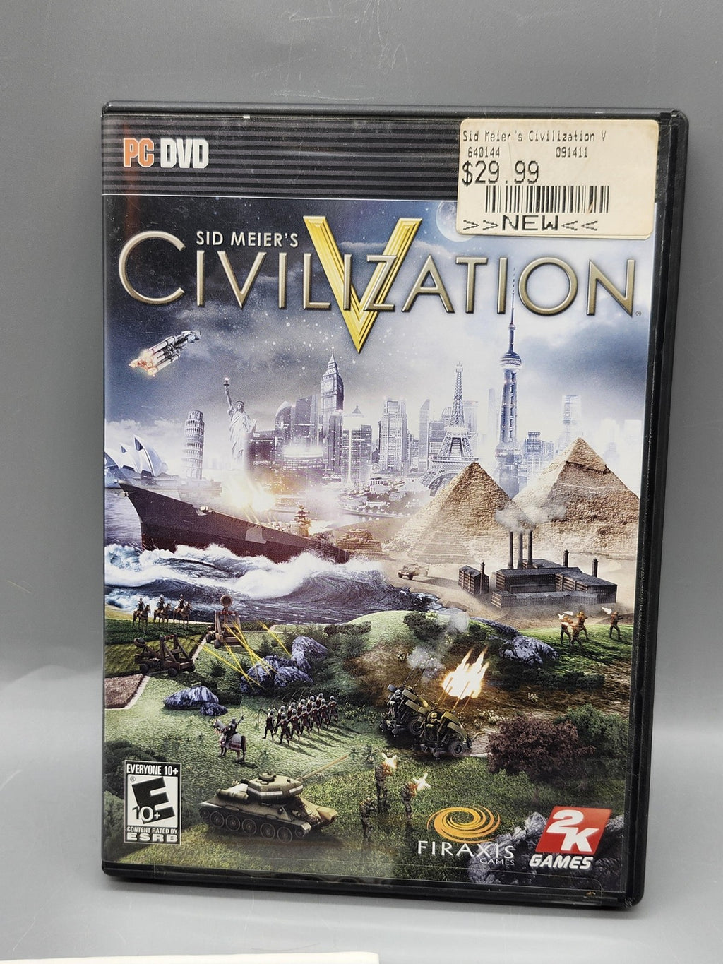 Sid Meier's Civilization V PC DVD Game Manual 2K Firaxis E10+ Strategy 2010