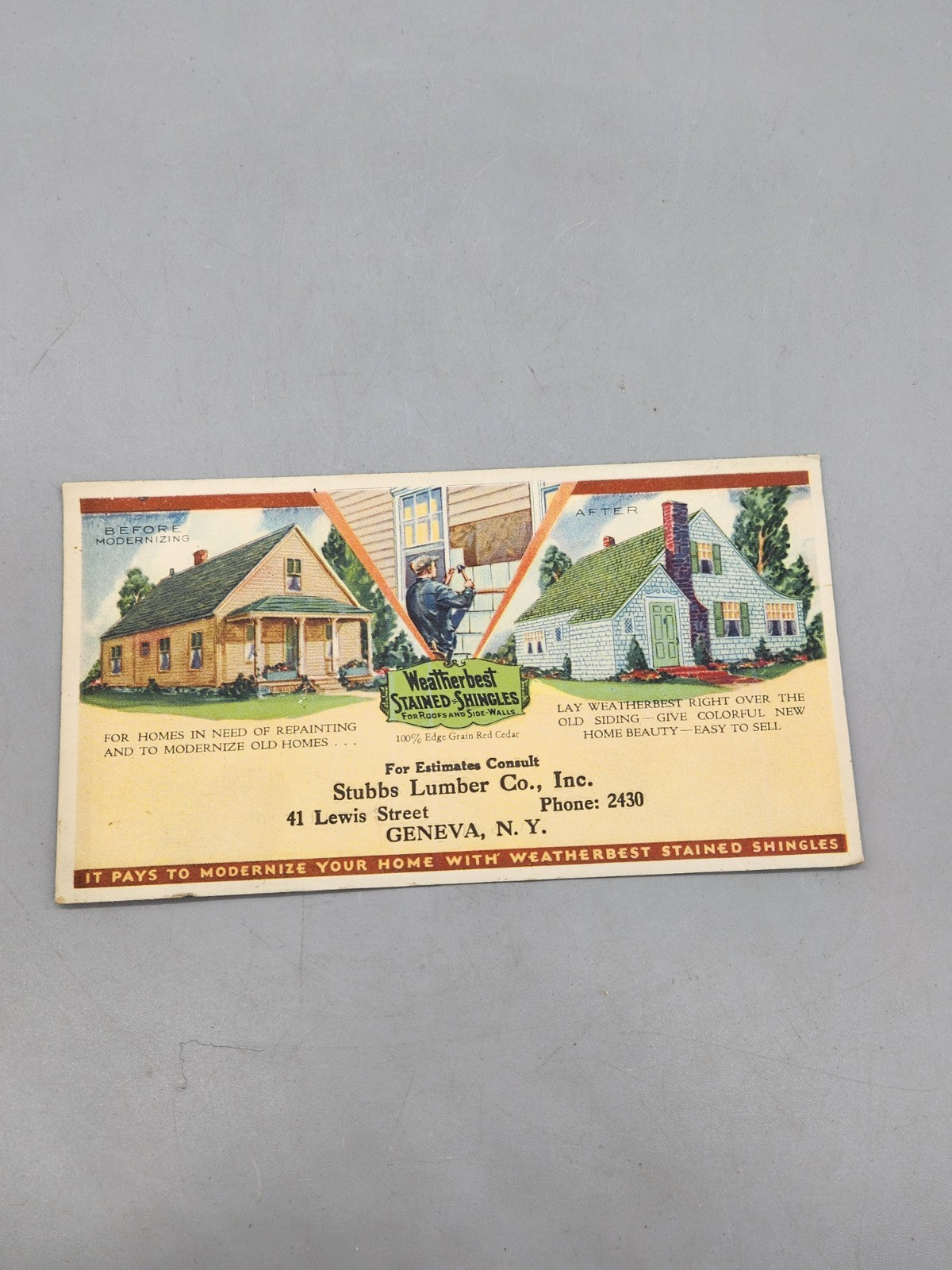 Stubbs Lumber Co., Inc. – Geneva, N.Y.41 Lewis Street – Phone 2430