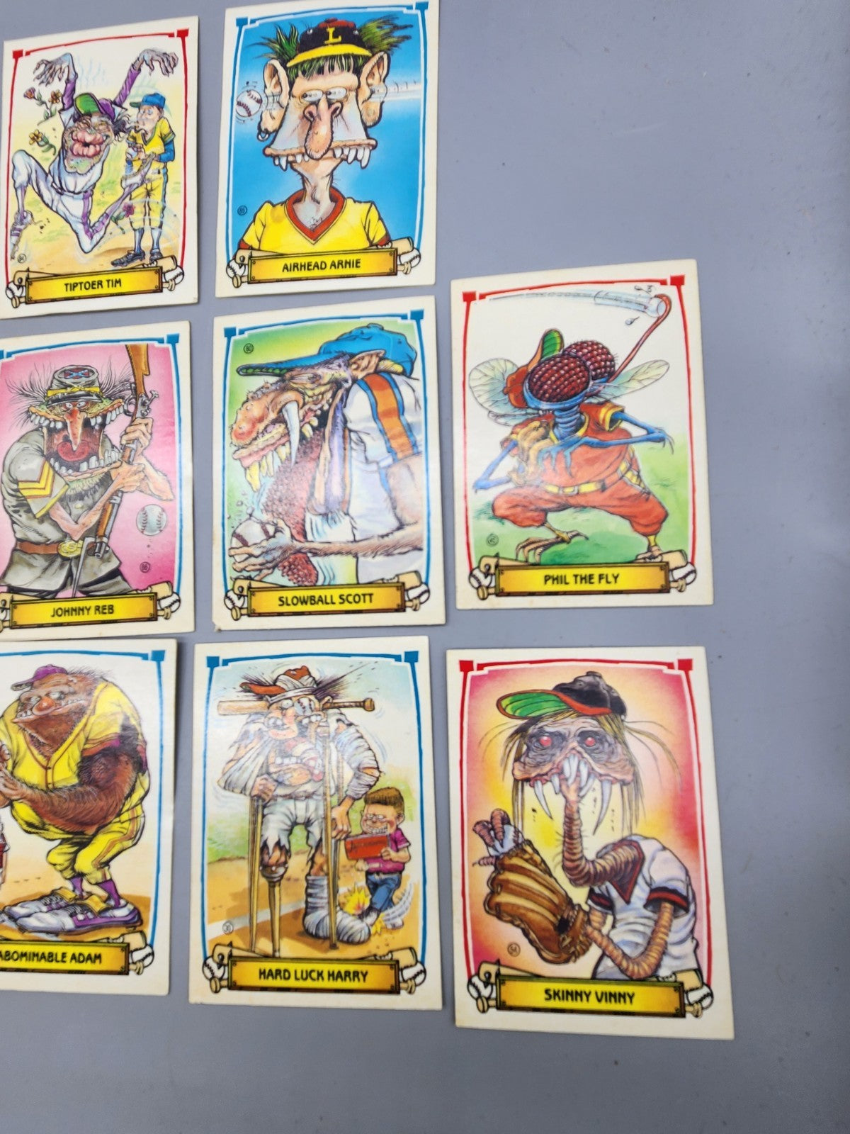 Retro Garbage Pail Kids Trading Card Bundle – Sports & Oddball Character Mix...