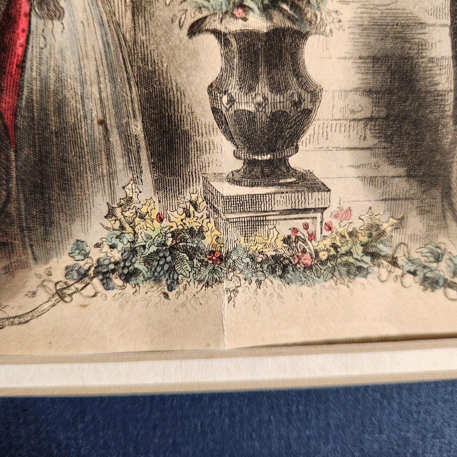 Vintage J J Pease Godeys Ladys Book Pin Money Hand Tinted Color Print 10x13