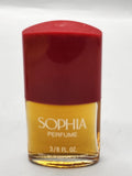 Vintage Sophia Perfume 3/8 oz by Coty Partial Splash Bottle w/ Red Cap